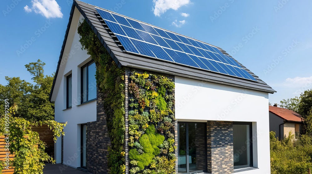 exemple d'un pavillon intégrant les dernières adaptations environnementales