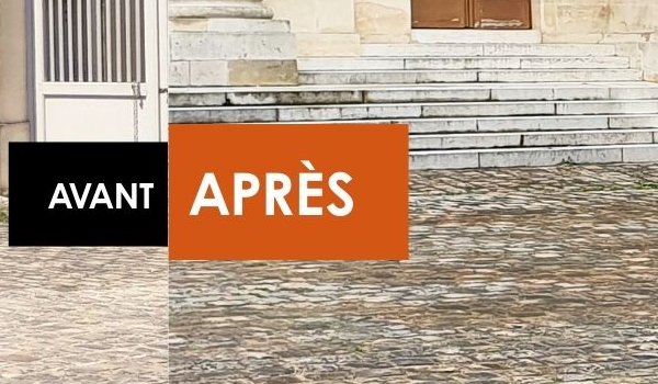 Photo de la réalisation Mise aux Normes PMR de la Cour d'Honneur du Lycée Hoche - Versailles