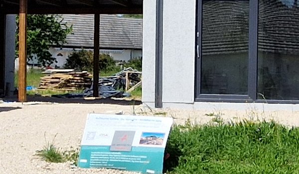 Photo de la réalisation Construction de deux maisons jumelles en ossature bois destiné à la location.