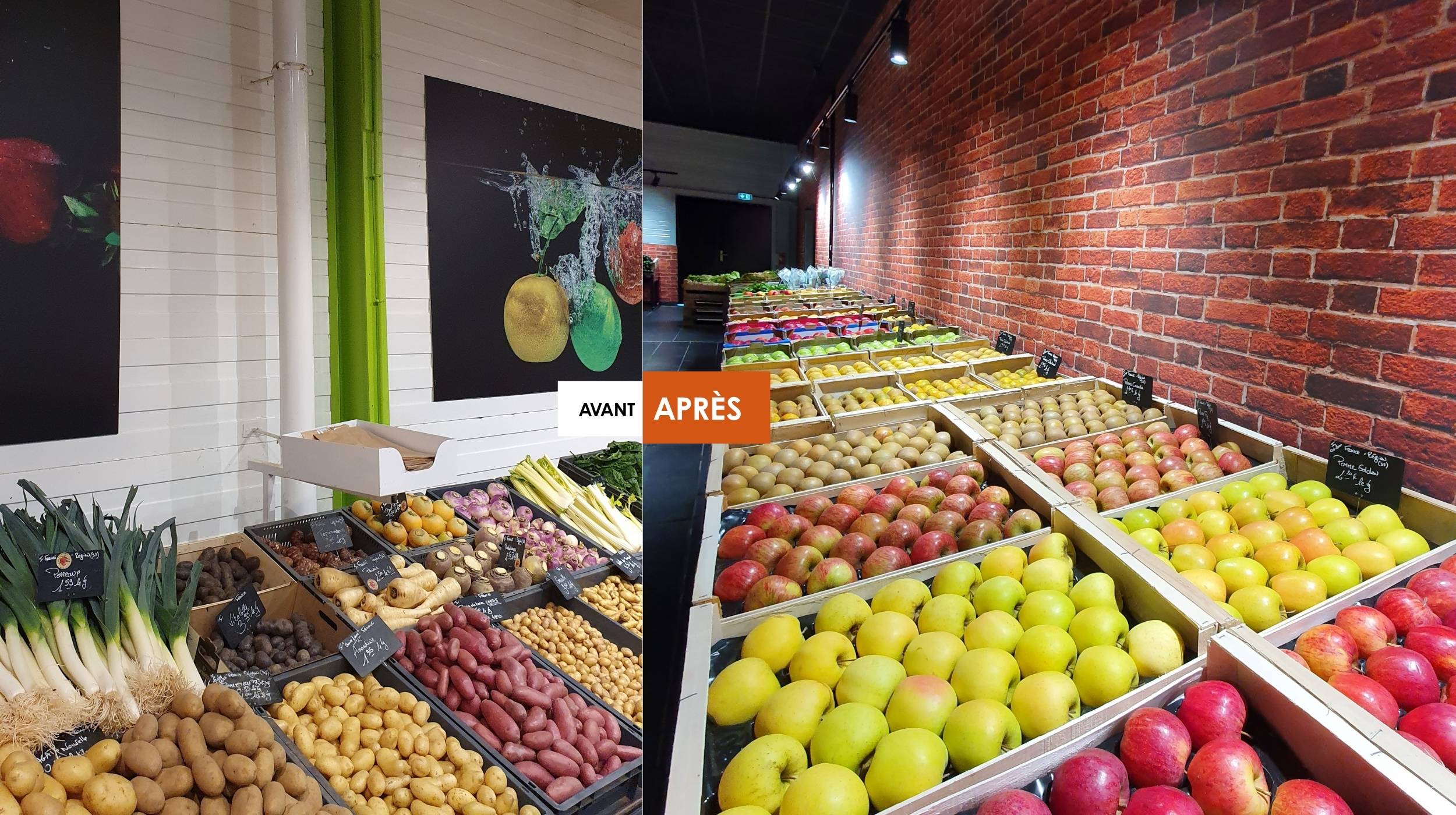 Avant / après travaux : La Gariguette - Gièvres