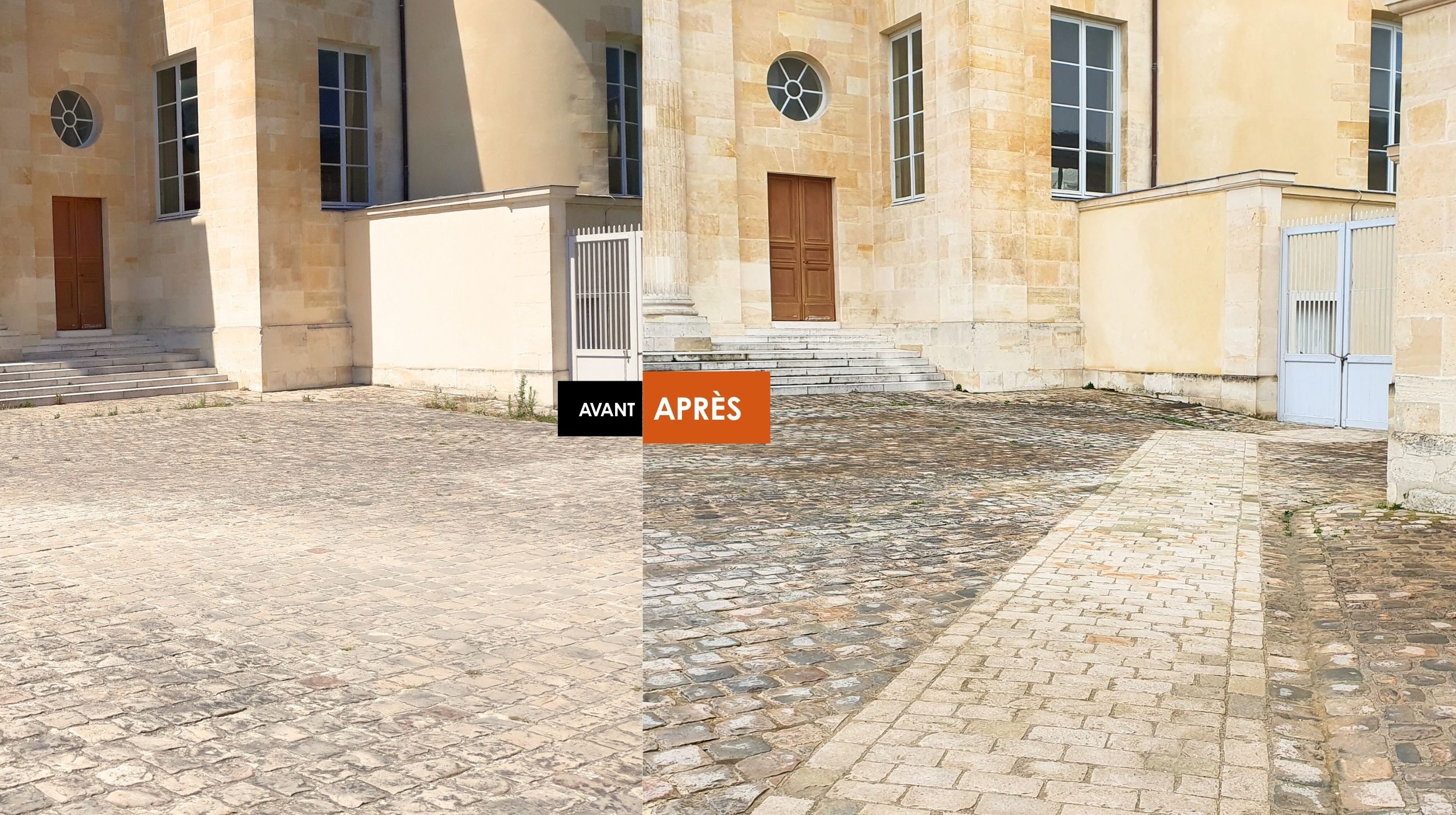 Mise aux Normes PMR de la Cour d'Honneur du Lycée Hoche - Versailles